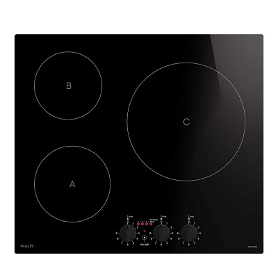 InAlto 60cm 3 Zone Induction Cooktop ICI603K